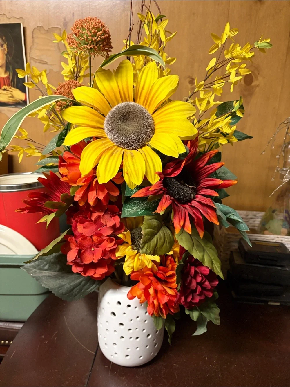 Sunflowers bright yellow